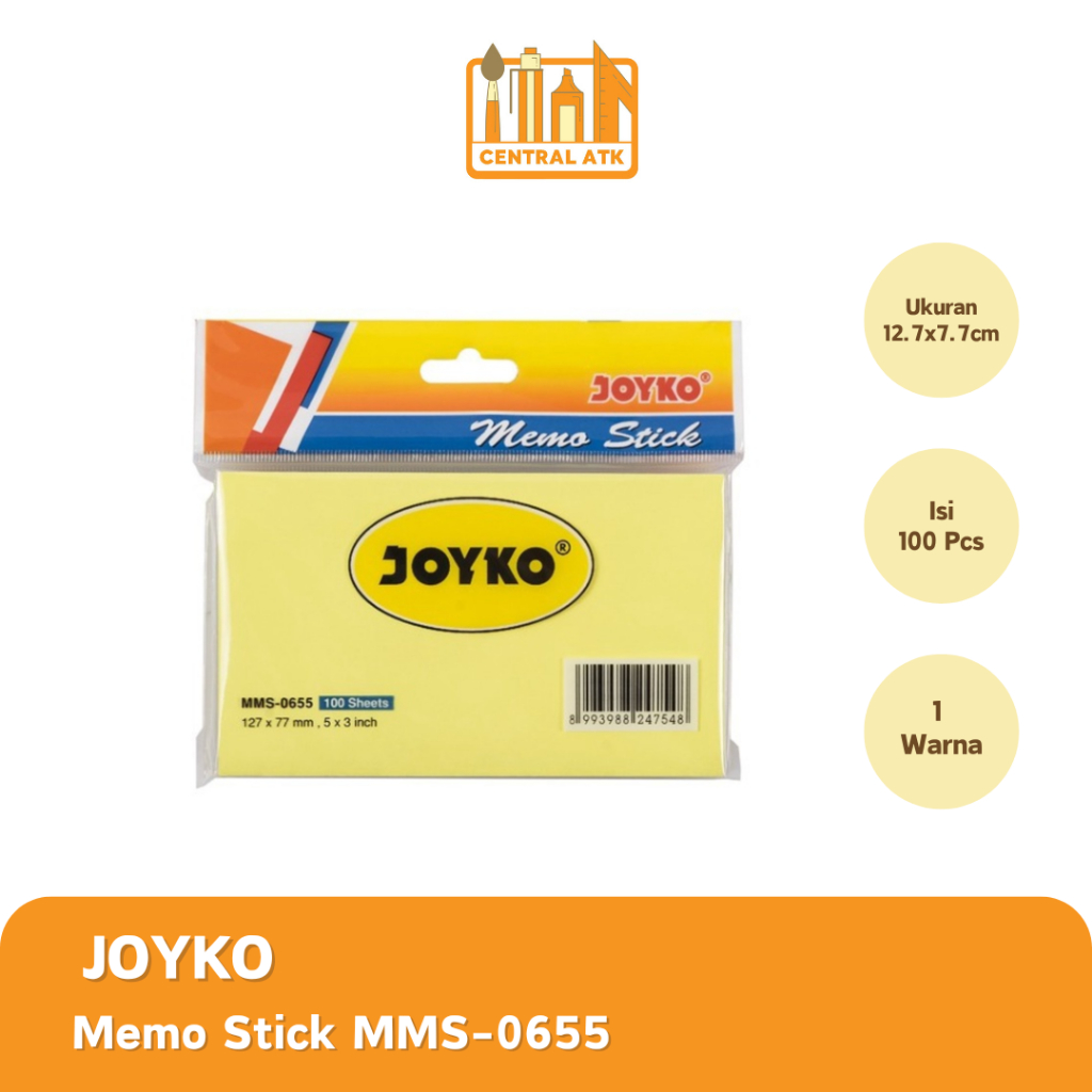 

MEMO STICK / STICKY NOTE JOYKO MMS-0655 (1 WARNA)