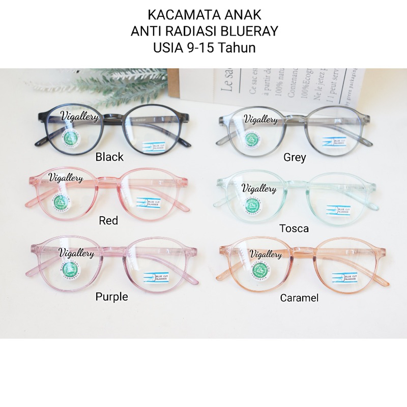 KACAMATA ANAK ANTI RADIASI KOMPUTER USIA 9-15 TAHUN BC 019