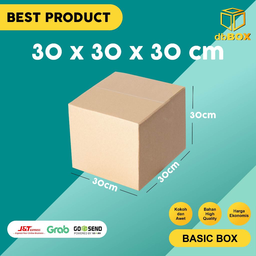 

D3v!! (10Pcs) Box Kardus 30x30x30 Cm Dus Packing