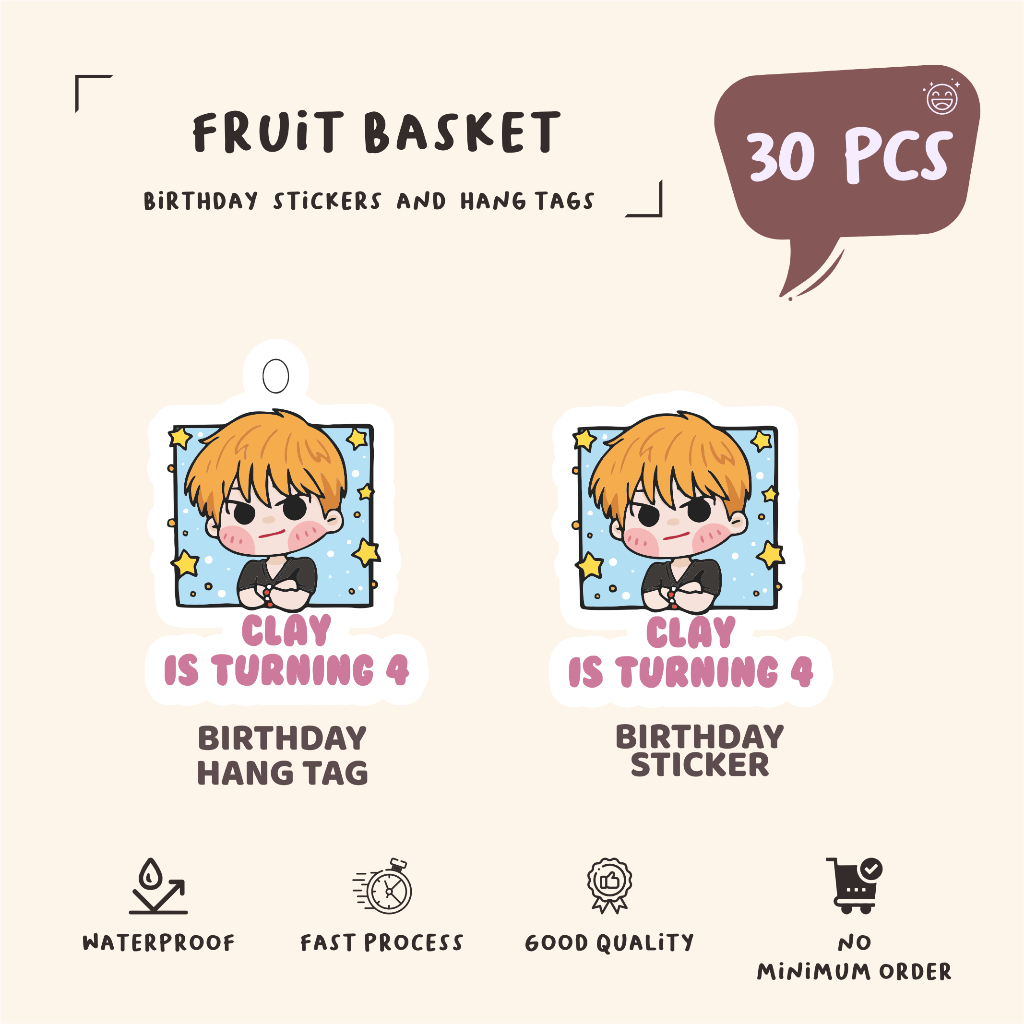 

(30pcs)label hang tag ulang tahun/window Anime lucu/FRUIT BASKET/lucu cetak hang tag ulang tahun/label stiker diecut/murah/label ulang tahun/suvemir ultah/stiker diecut/hangtag diecut