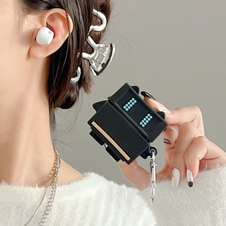 Case WM02 Baseus Encok Earphone Silikon Karakter Kartun WM02 Kode 14 - Robot