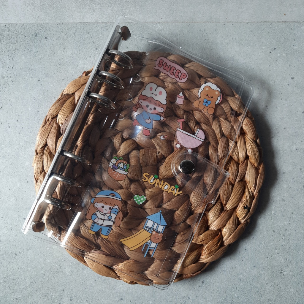 

Binder A6 Transparan | Binder A6 Jelly 6 Ring