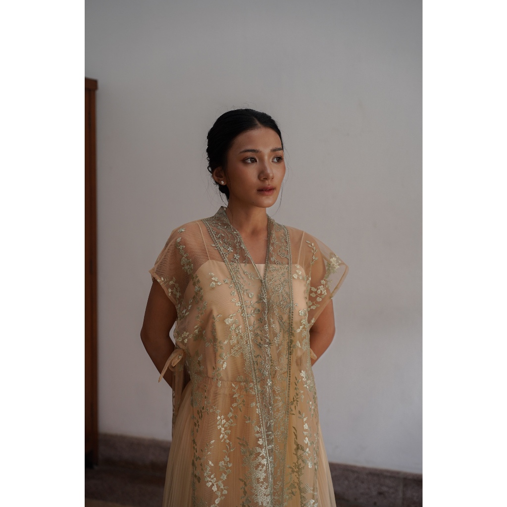 [READYSTOCK] KISAH - Agni Long Vest in Sage Green