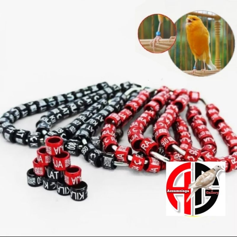 RING KENARI RING BURUNG KENARI ( KENARI MOTIF NAMA )