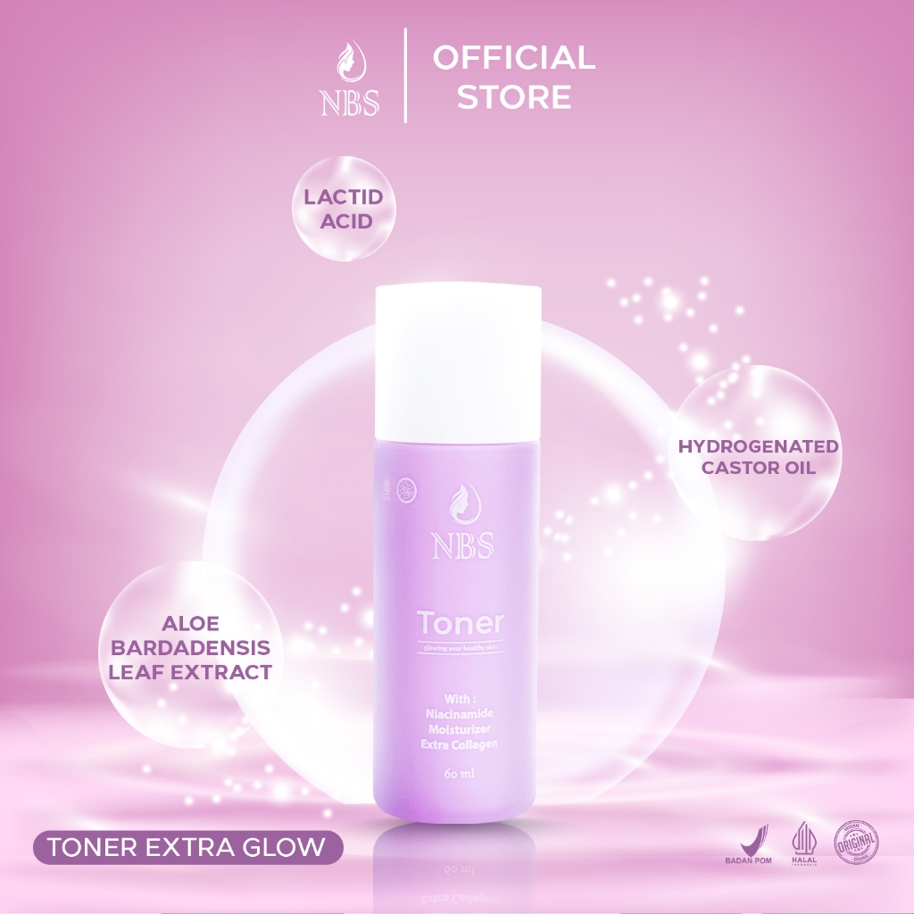 NBS Face Toner Extra Glow (Satuan) 60ml