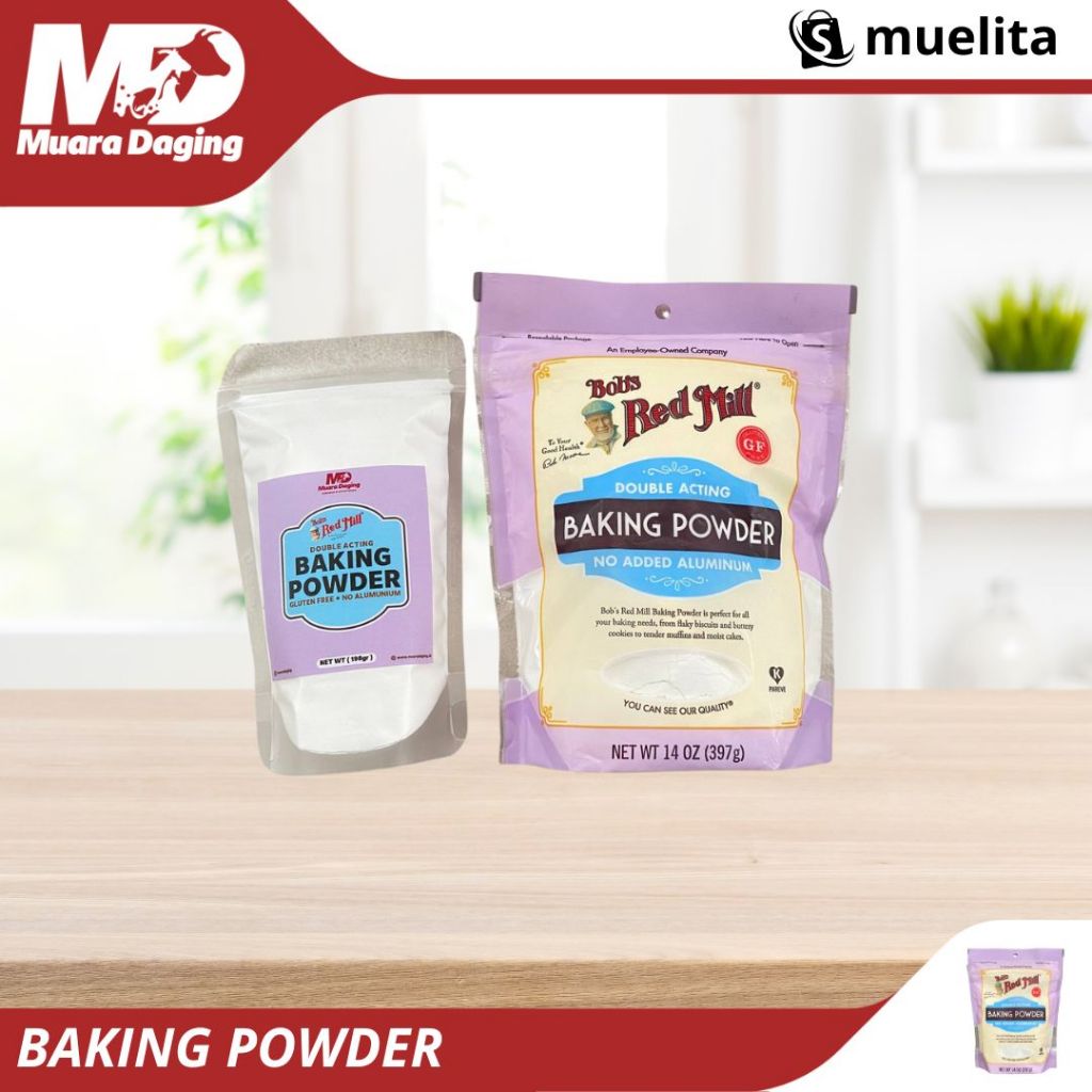 

MD KITCHEN Baking Powder - DARI BOB'S RED MILL DI REPACKED!! COCOK UNTUK PEMULA