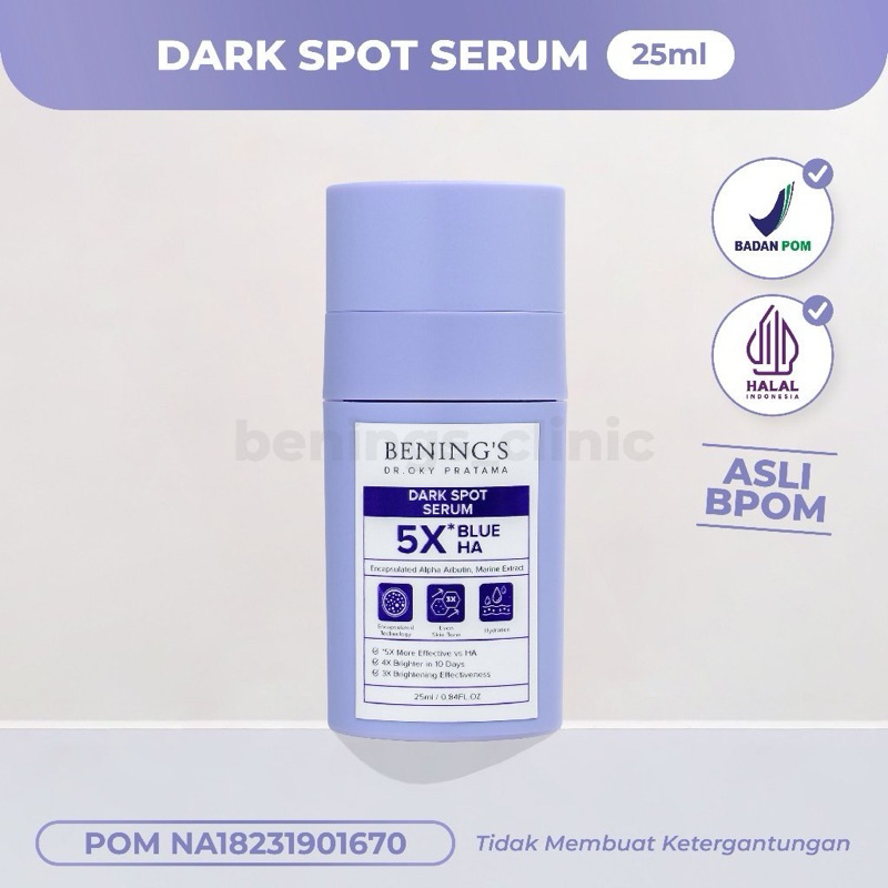 Diamond Serum / Super Whitening Serum Bening Skincare Dr Oky Pratama Bening's Clinic