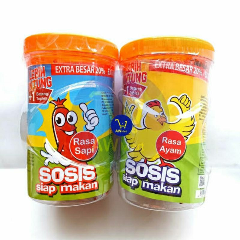 

Sosis So Nice Siap Santap 1 Toples Isi 25 Pcs