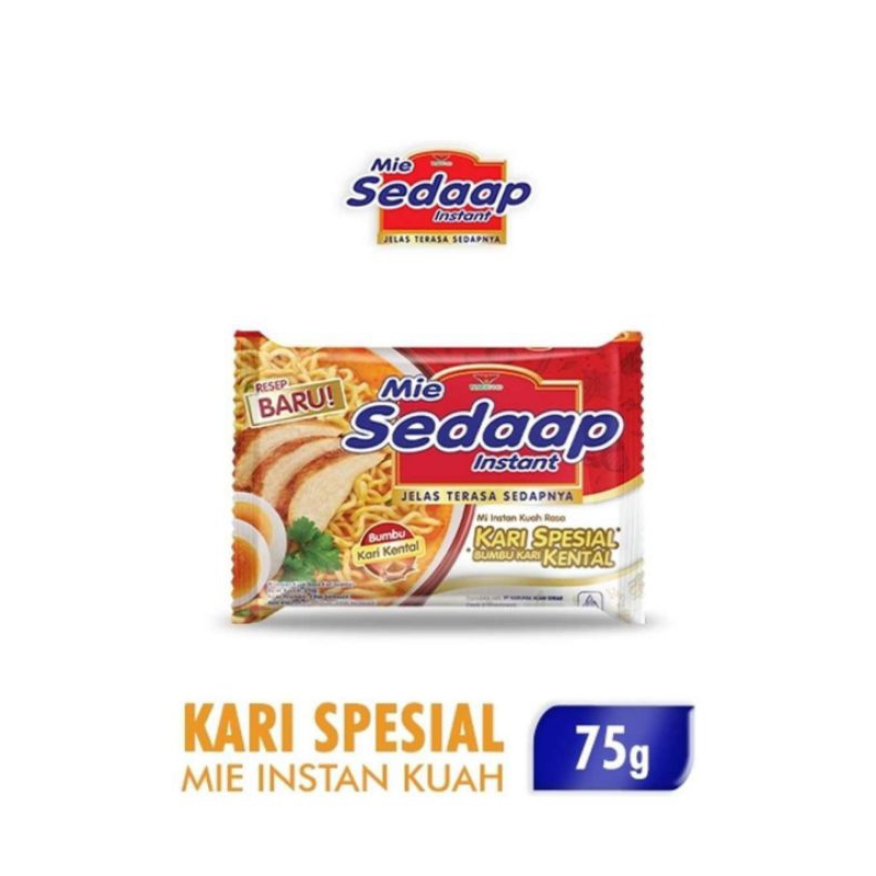 

Sedaap Mie Kuah Kari Spesial 75gr - 1 Pcs