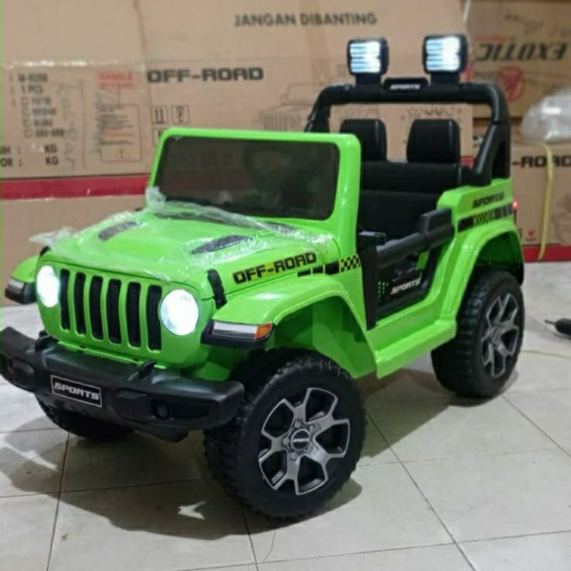 Mobil AKI Jeep Rubicon M8288 | Mobil Aki Remote Control PMBToys M8288 | Mainan Mobil Jeep Remote Con