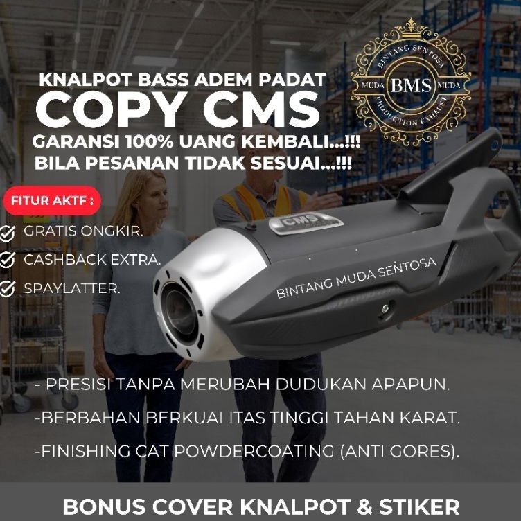 KODE O32W KNALPOT COPY CMS TZM PROJECT STD NON SS PRO SOUL KARBU GT 115 125 LEXI KENALPOT KONDOMAN Z