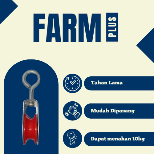 pulley 7/8/ pulley kecil/katrol/katrol kecil/alat peternakan ayam