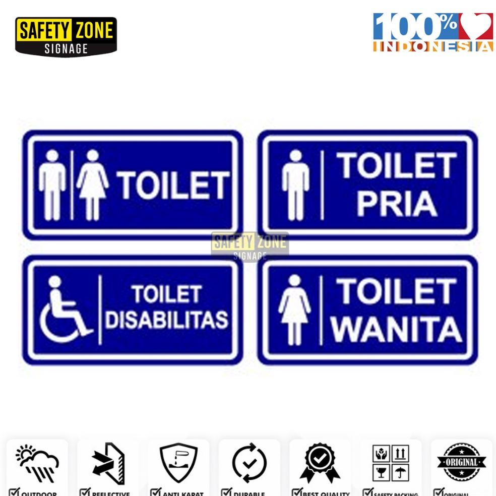 

KODE Q7Q Sign Akrilik Macam macam Toilet