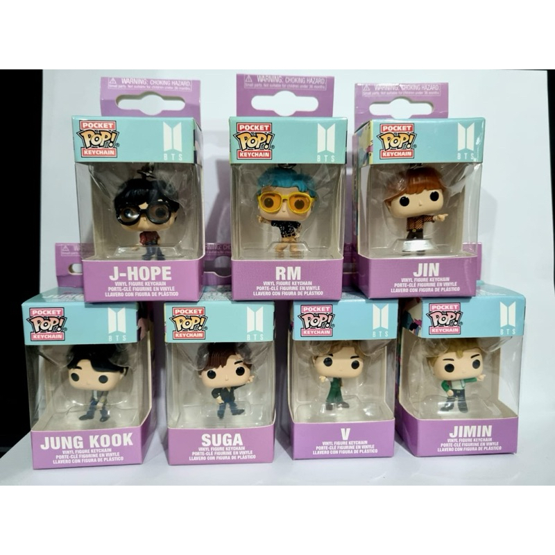Funko BTS Dynamite Keychain Full Set