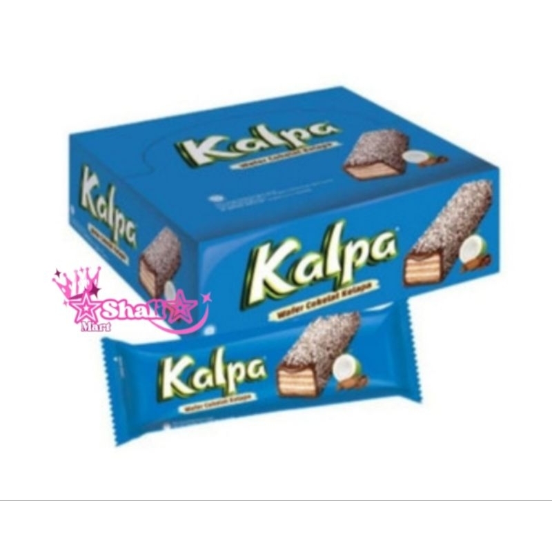 

Kalpa wafer 1 box isi 12 @22gr | wafer kalpa | wafer cokelat kelapa