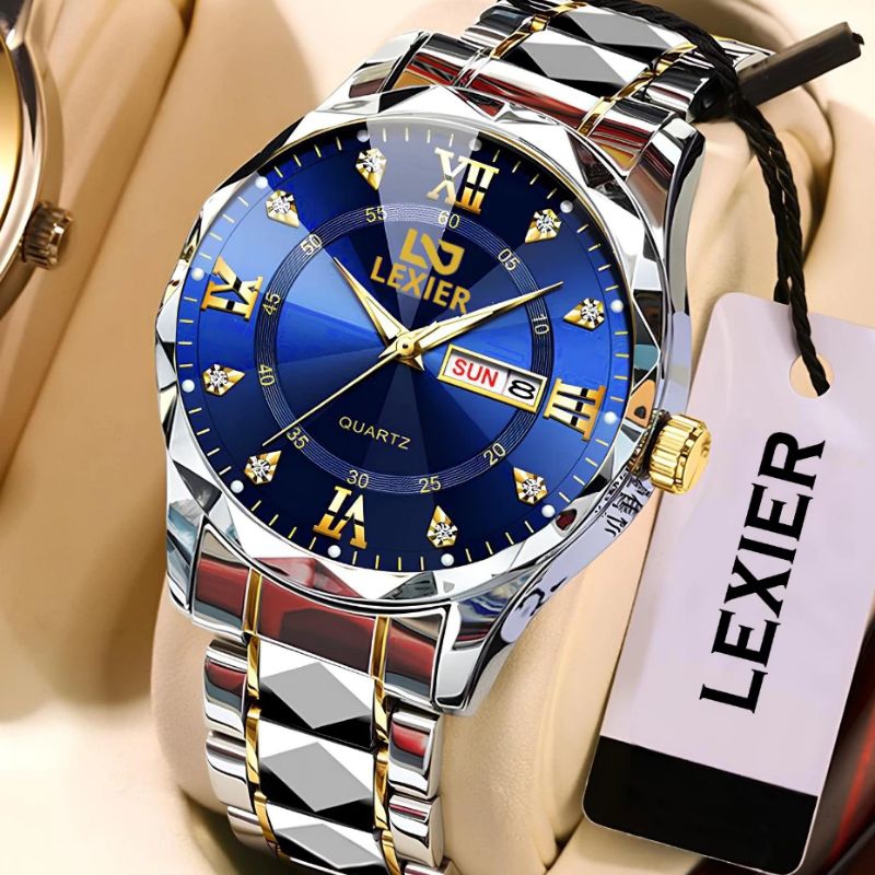 JAM TANGAN PRIA "LEXIER" GARANSI RESMI