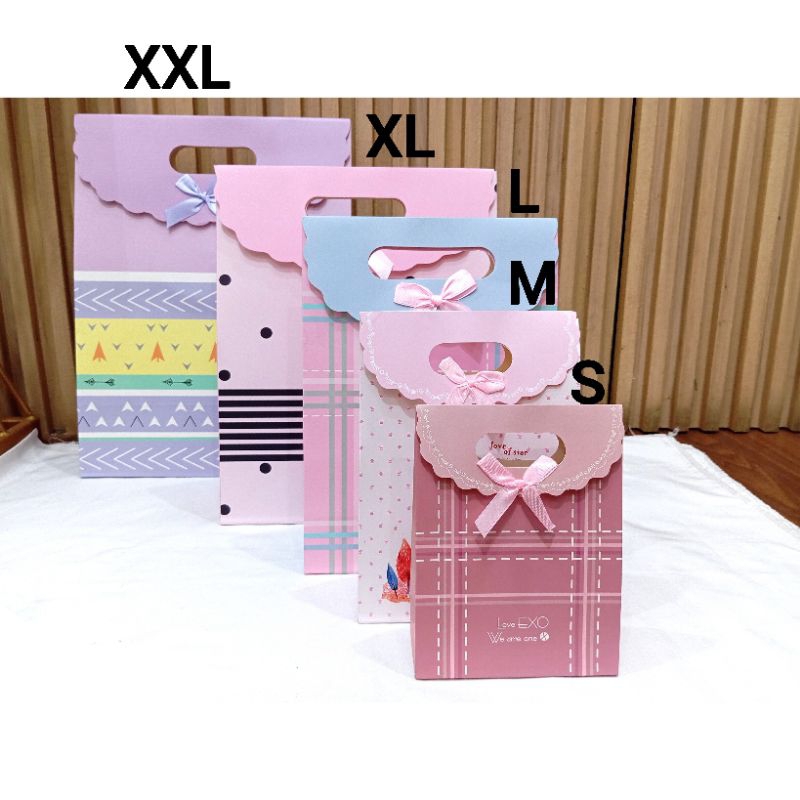 PAPER BAG KADO GOODIE BAG FANCY PITA/PAPER BAG KERTAS KADO SOUVENIR PITA FANCY