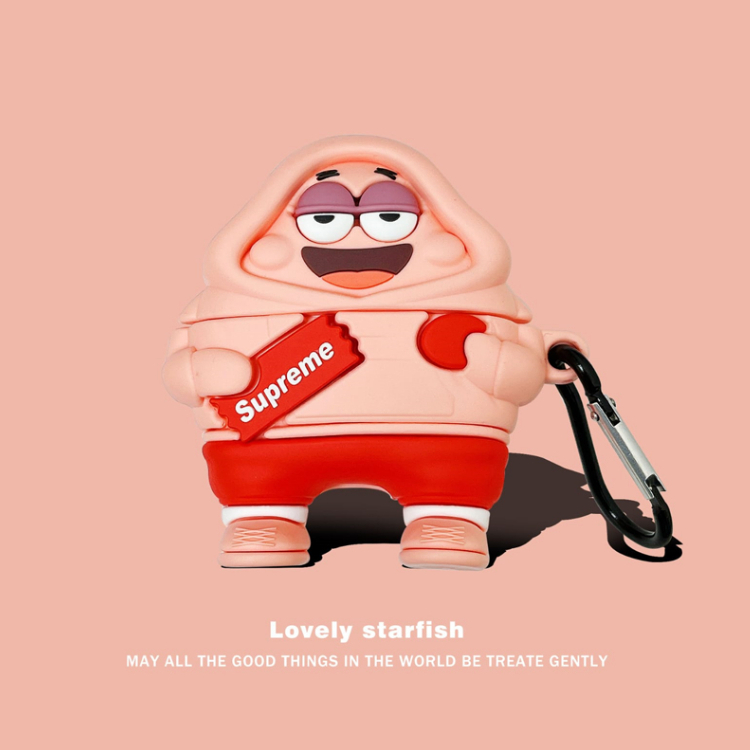 Case WM02 Baseus Encok Earphone Silikon Karakter Kartun WM02 Kode 29 - Patrick