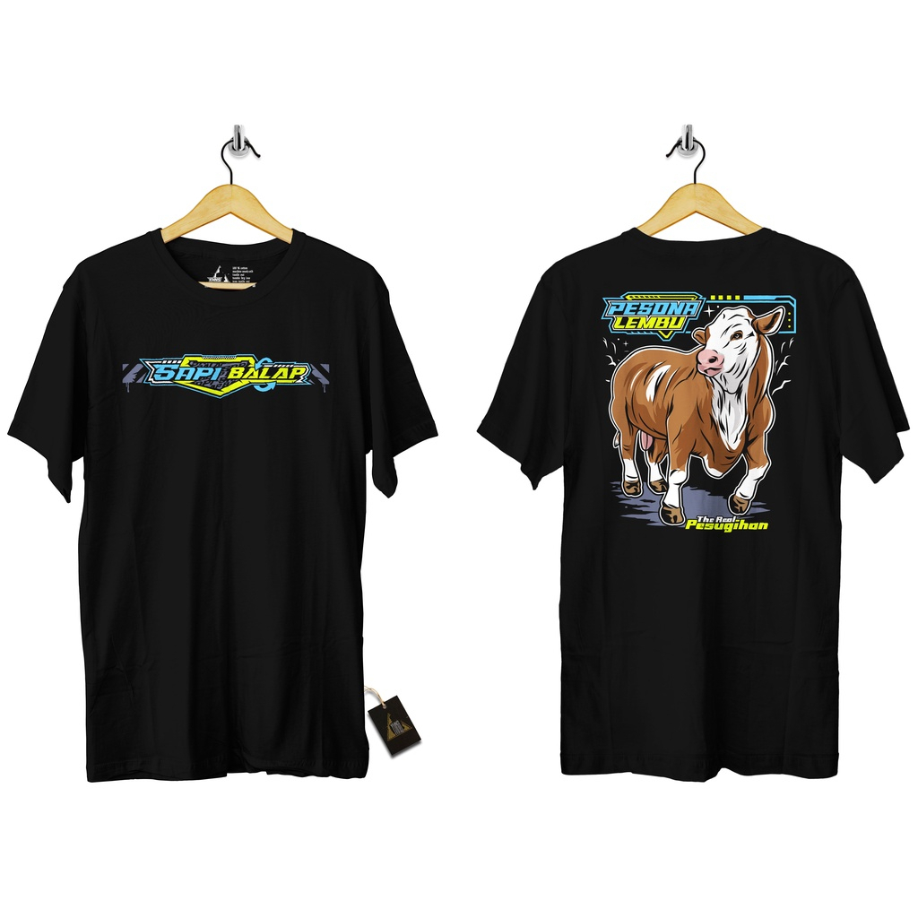 Kaos SAPI BALAP New Simental Pesona Lembu Tshirt Peternak Milenial Indonesia