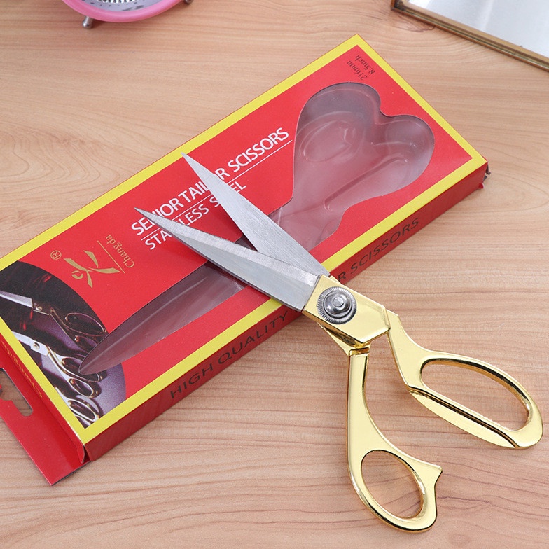 

KODE R98U Gunting Bahan Kain Gunting Potong Bahan Kain Tailor Scissors Textile Scissors Gunting penjahit Stainless