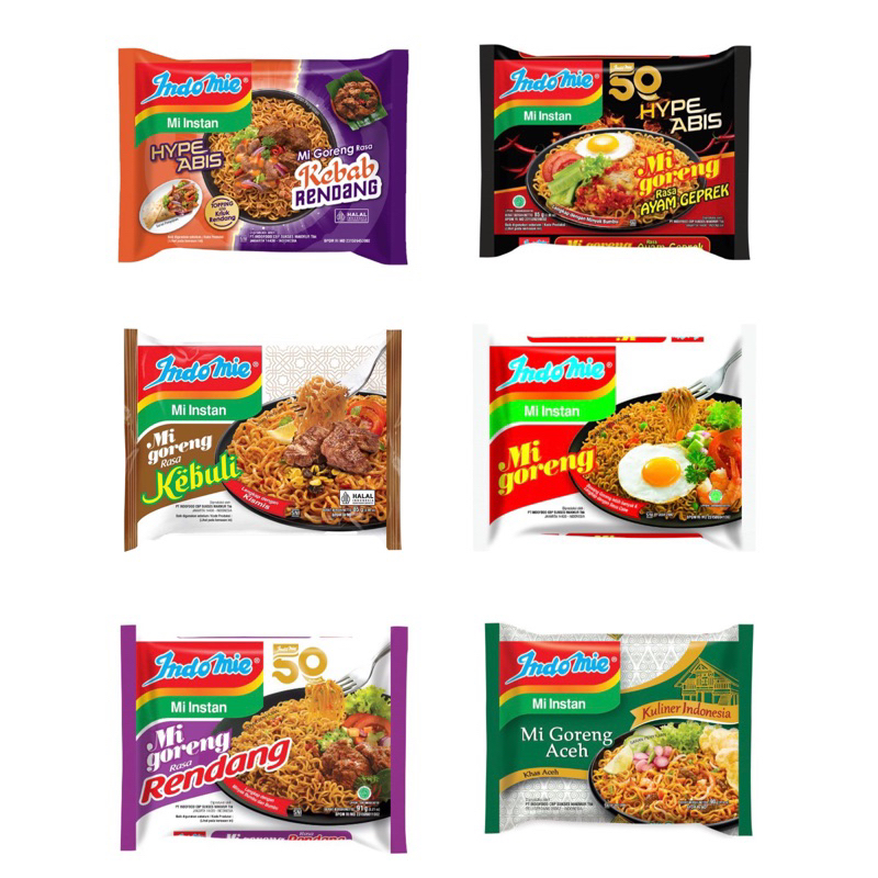 

INDOMIE GORENG / MI INDOMIE GORENG / INDOMIE GORENG RENDANG / INDOMIE GORENG ACEH