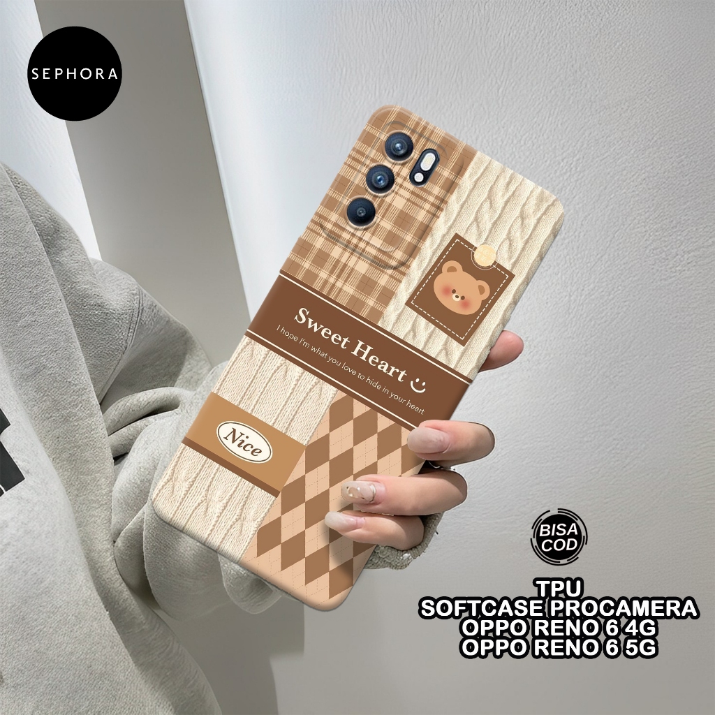 Softcase Oppo Reno 6 Terbaru - Fashion Case Lucu - Case Oppo Reno 6 - Case Pro Camera - Casing Oppo 