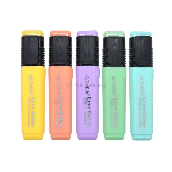 

KODE V98N Stabilo Highlighter Trifelo warna PASTEL TF1145 Bonus