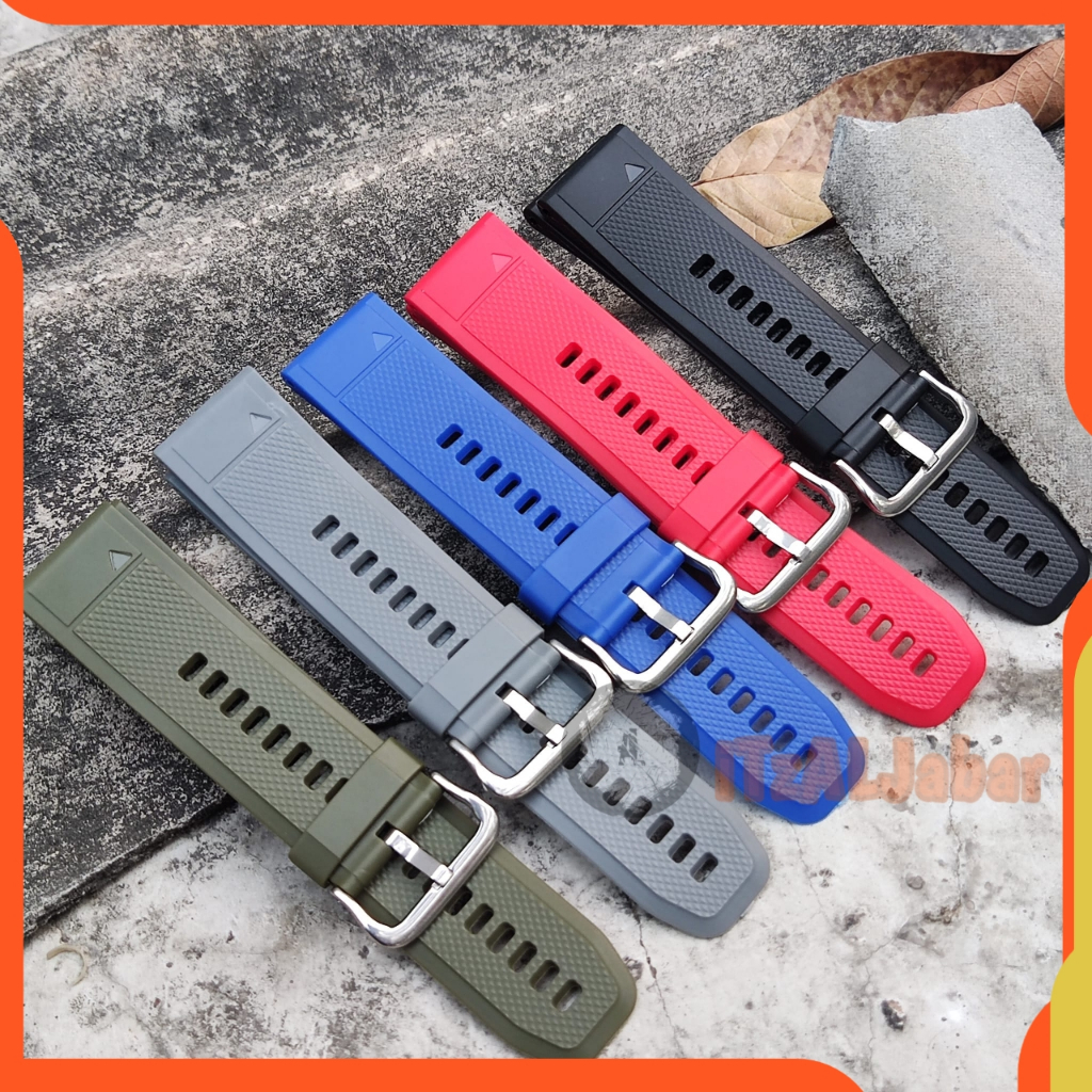 Tali jam tangan Expedition 24mm Strap tali jam pengganti Expedition 24mm karet