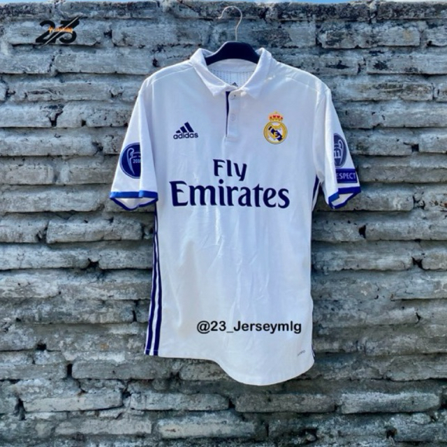 Jersey Retro Rare Real Madrid Home 2016/2017 MODRIC 19 Adizero