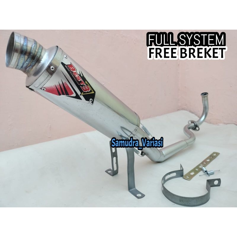 KNALPOT RACING BEST3 MATIC HONDA VARIO 110 KARBU/KEBO, VARIO 110 TECHNO/CBS, VARIO 110 LED FI, VARIO