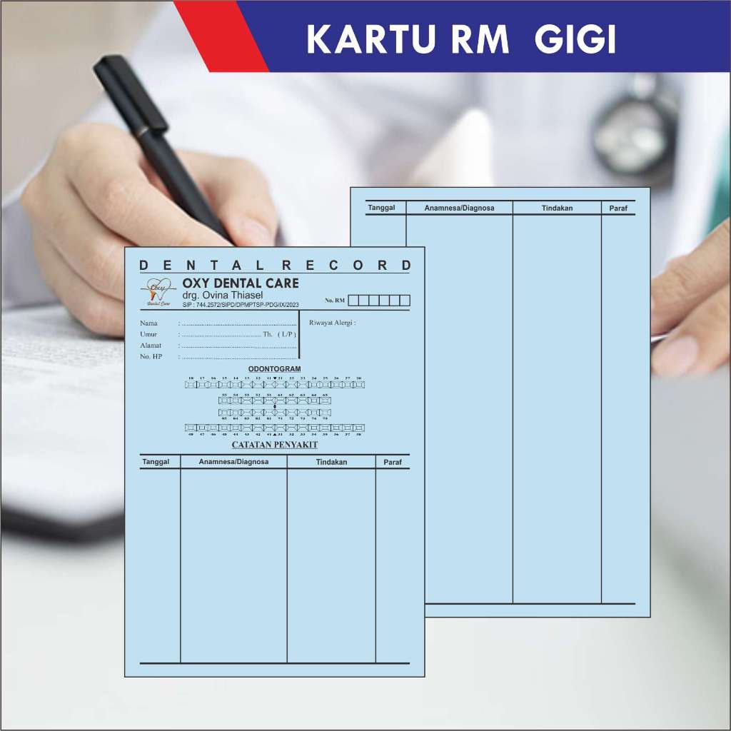 

Kartu Rekam Medis / Kartu RM