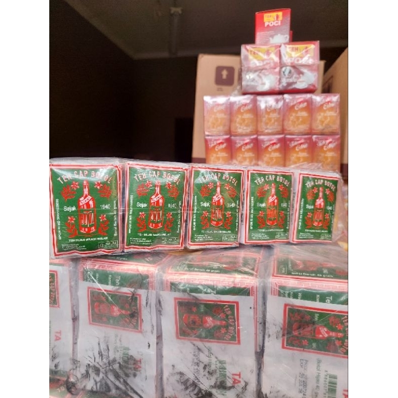 

SDF teh cap botol hijau 40 gram perslop
