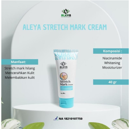 Cream Penghilang Stretch Mark Aleya Kerutan di Badan Perut Tangan Lengan Paha Payudara Bokong