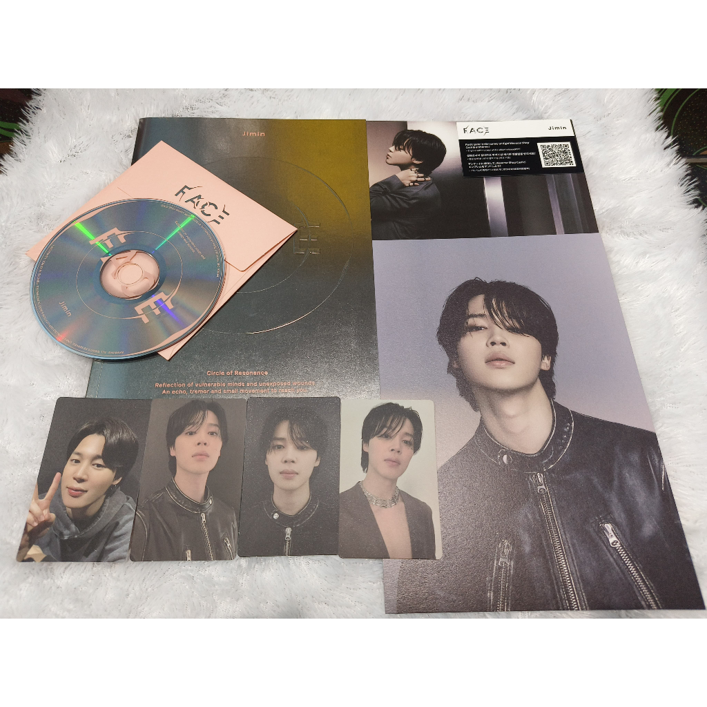 Album Jimin BTS FACE - Unsealed (Invisible & Undefinable) - Full Set + LD Face