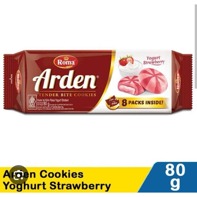 

Arden Cookies Yogurt Strawberry 80gram