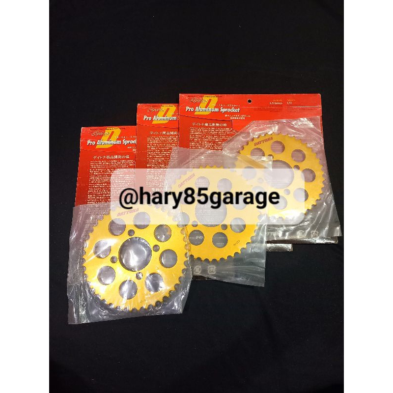 GEAR GIR DAYTONA HONDA CS1 SONIC125 428-40 41 42 DURALUMIN ORIGINAL