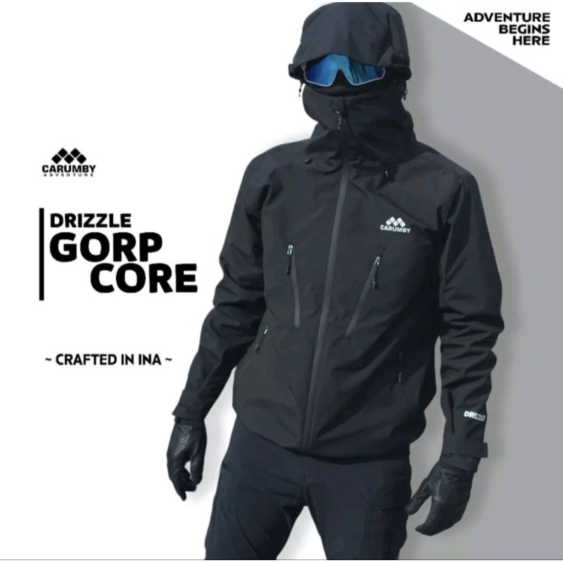Jaket Gunung Gorpcore Carumby Drizzle Waterproof