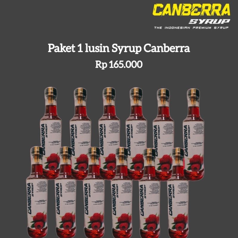 

Sirup Raspberry CANBERRA Premium - Cocok Untuk Minuman Mocktail & Cocktail! Rasakan Kelezatannya!