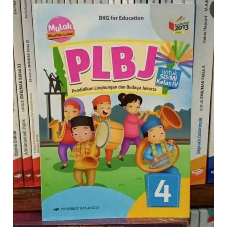 KODE F74K Buku PLBJ 4 untuk SD  MI kelas IV 4 kurikulum 213 revisi