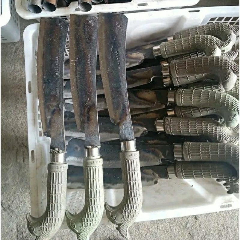 pisau ikan/daging baja asli bahan per baja berkualitas