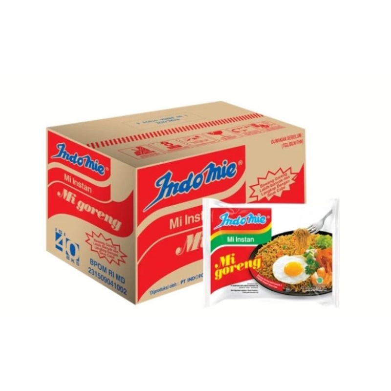 

Indomie Mie Instan Goreng 1 Dus 40 pcs
