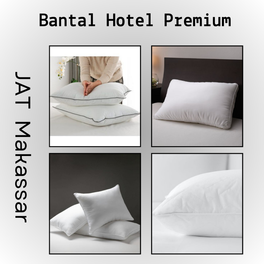 BANTAL TIDUR HOTEL PREMIUM KING KOIL (BULU ANGSA SINTETIS) JUMBO PREMIUM UK 50x70