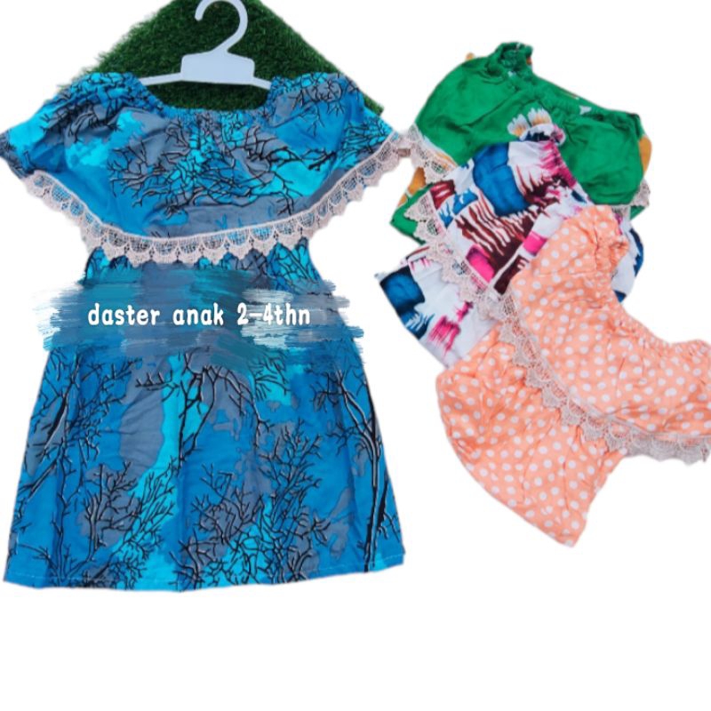 daster rayon anak 2-4 tahun