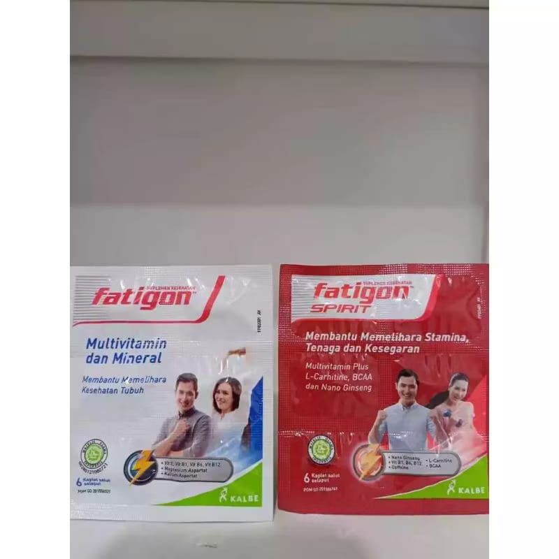 Fatigon (Putih) | Fatigon Spirit (Merah) @6 Kaplet