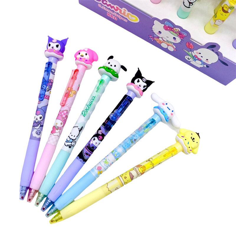 

PULPEN GEL CLICK KRD-0567 SANRIO (0.5mm) / BALL PEN / PENA CINNAMOROLL KUROMI