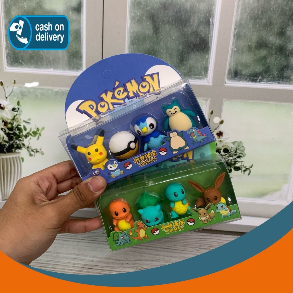 

PENGHAPUS MINIATUR POKEMON 1 SET ISI 4 PCS V2 ER-1326 ERASER HAPUSAN KARET SETIP STIP LUCU ANAK ALAT TULIS KANTOR SEKOLAH MURAH TERMURAH COD