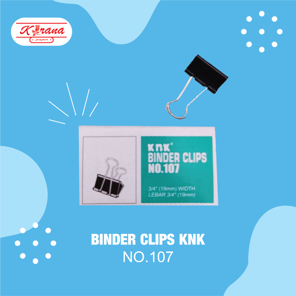

Binder Clips KNK NO.107 / Penjepit Kertas