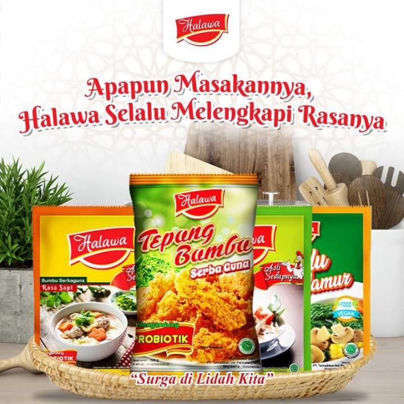 

Bumbu Halawa Sapi & Ayam isi 24 Sachet - Bumbu Serbaguna - pusatherbal_02