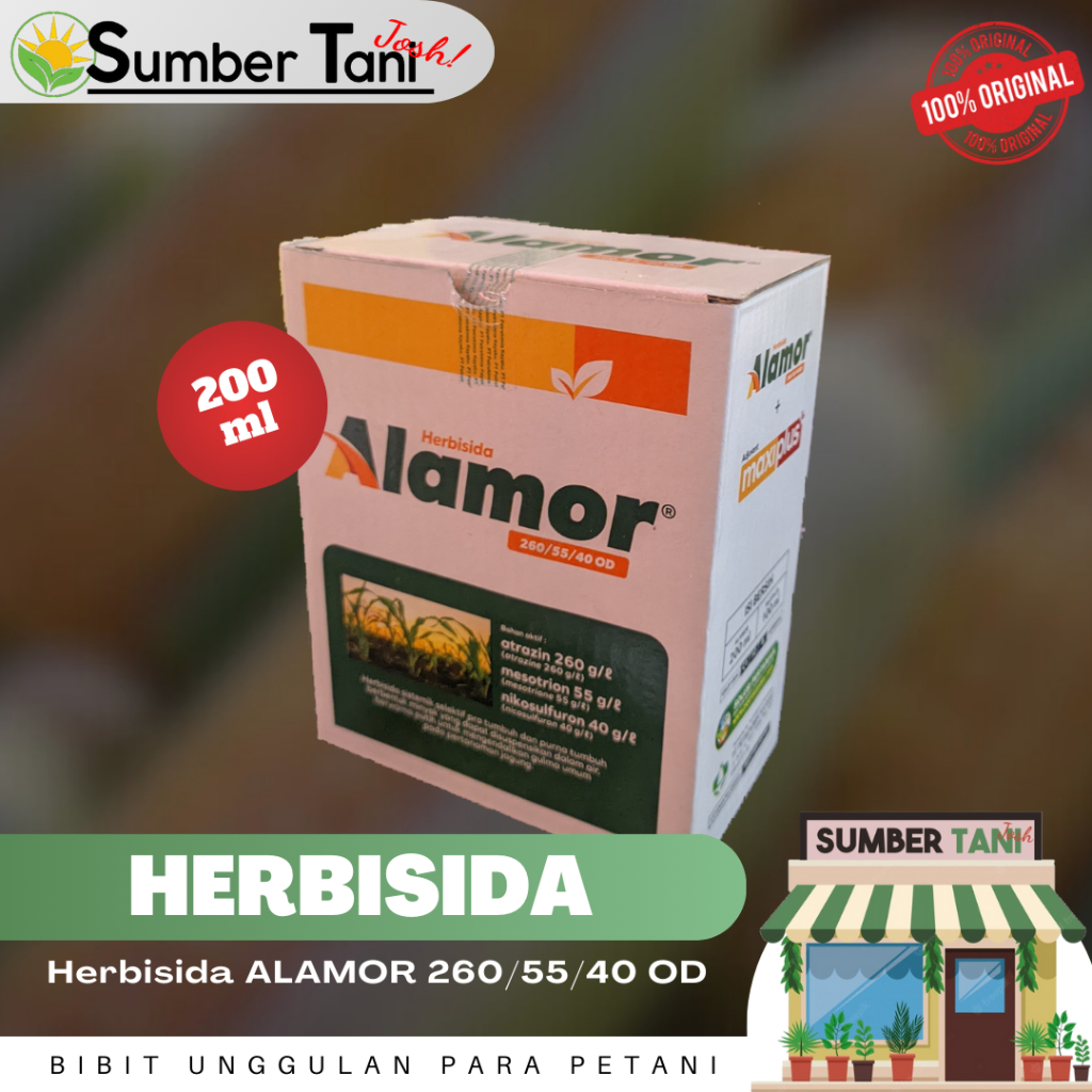 HERBISIDA ALAMOR 260/55/40 OD Kemasan 200 ml HERBISIDA JAGUNG