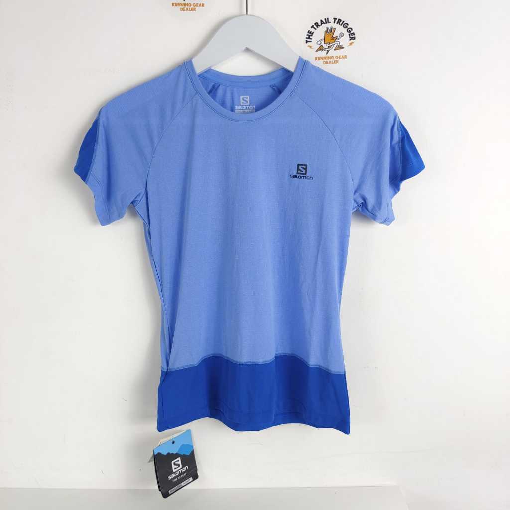 KAOS LARI SALOMON CROSS RUN SS NAUTICAL BLUE TEE WOMEN